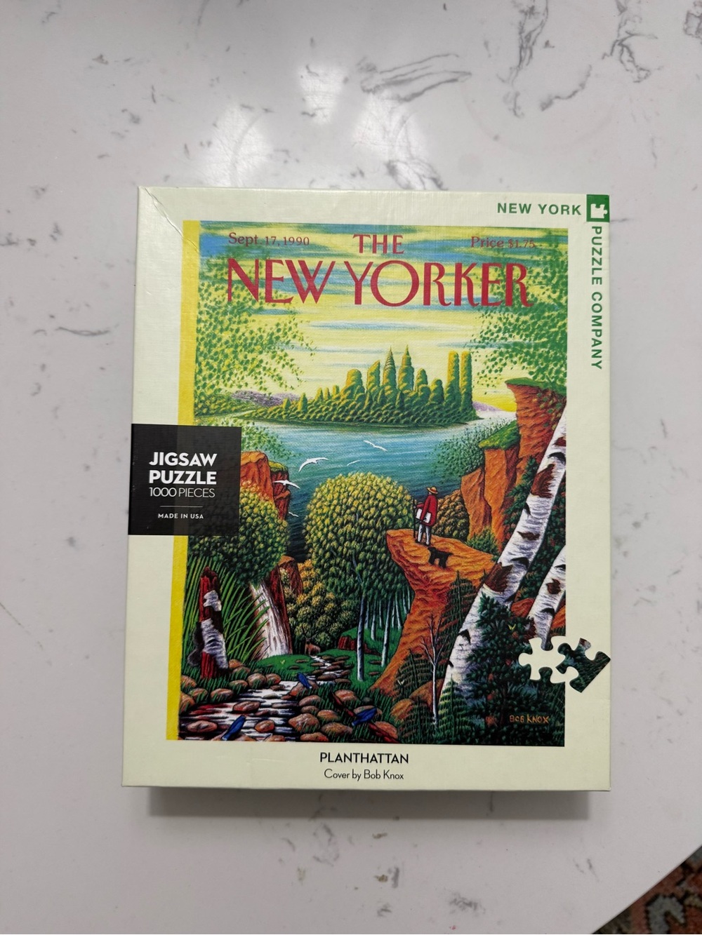 The New Yorker 'Planthattan' 1000-Piece Jigsaw Puzzle - White